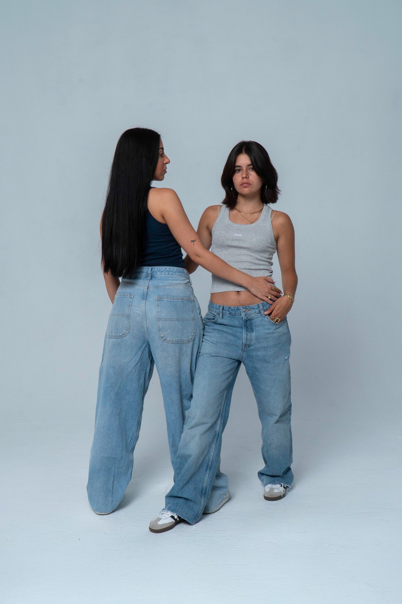 PREVENTA | Tank Top canalé (gris)